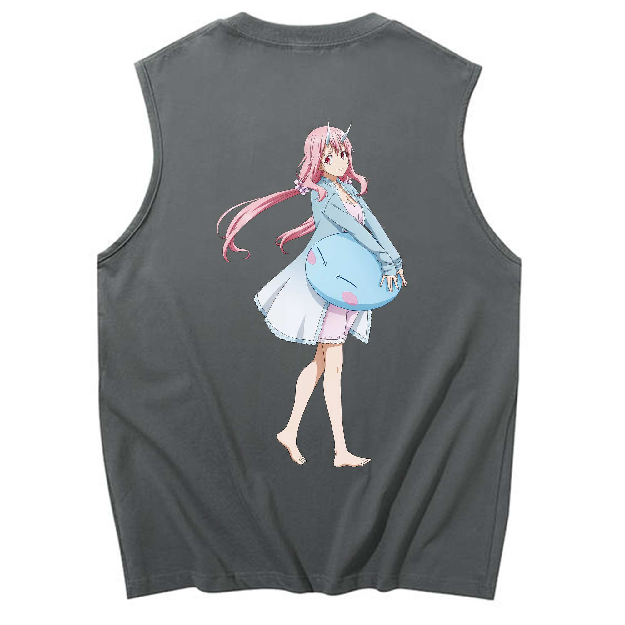 （画像用） 転スラ Regarding Reincarnated to Slime コットン100％タンクトップ（背面プリント）